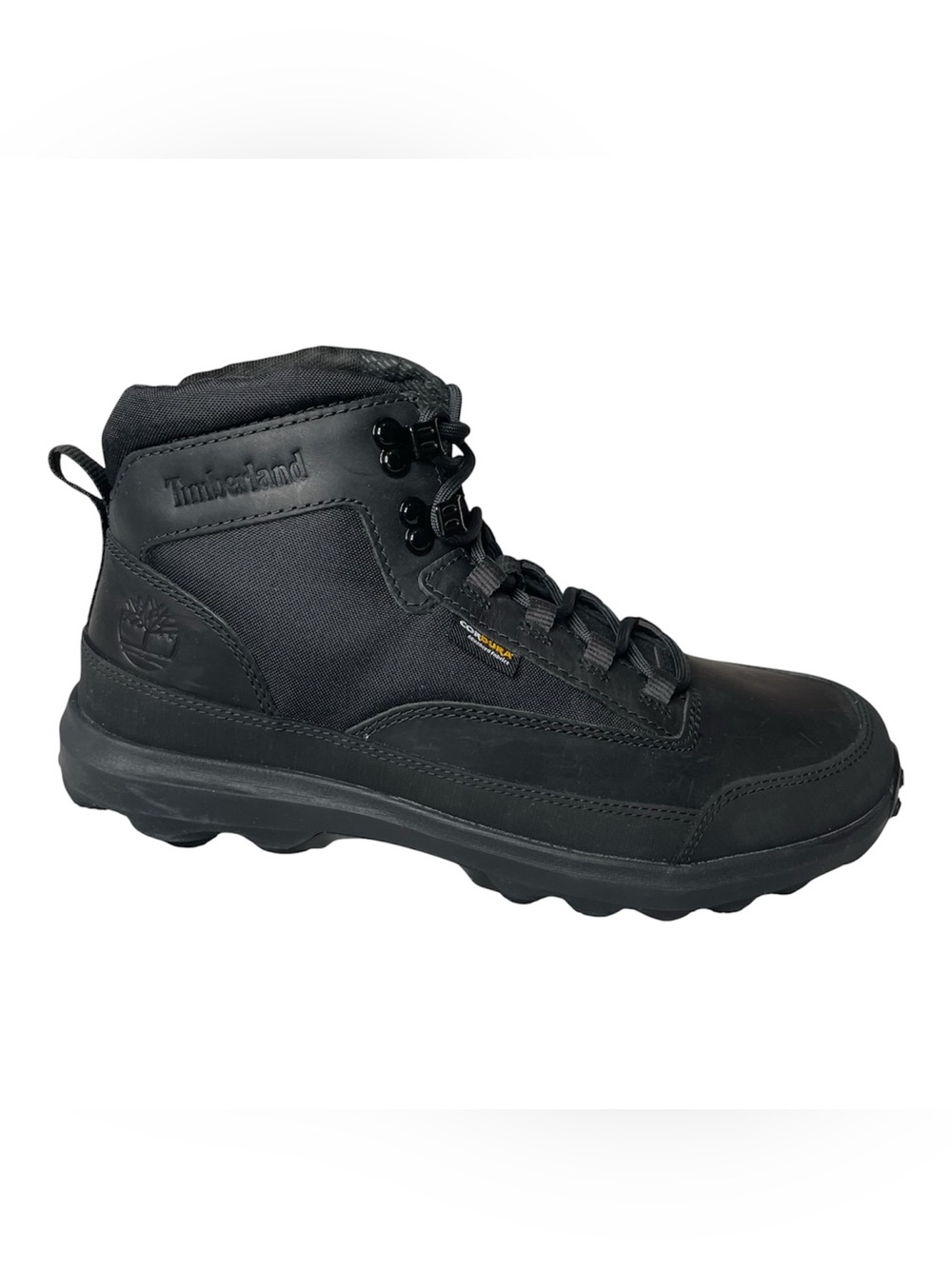 Timberland Men's Converge Black Waterproof leather Lace-Up Hiking Mid-Boot New